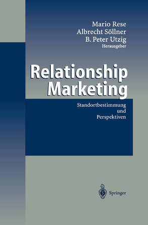 Relationship Marketing von Rese,  Mario, Söllner,  Albrecht, Utzig,  B. Peter