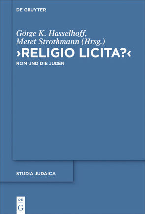 „Religio licita?“ von Hasselhoff,  Görge K, Strothmann,  Meret