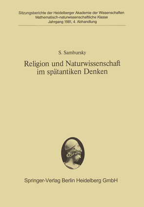 Religion und Naturwissenschaft im spätantiken Denken von Sambursky,  Shmuel