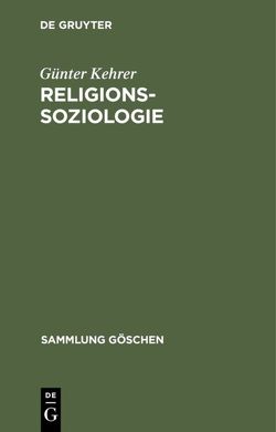 Religionssoziologie von Kehrer,  Günter