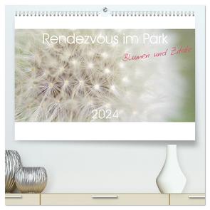 Rendezvous im Park (hochwertiger Premium Wandkalender 2024 DIN A2 quer), Kunstdruck in Hochglanz von Trabant,  Gesine