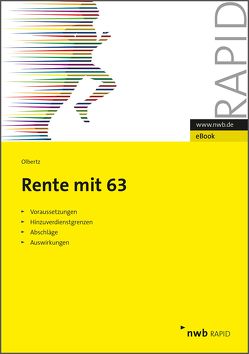 Rente mit 63 von Olbertz,  Klaus