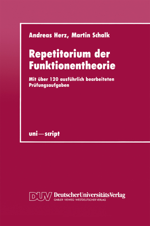 Repetitorium der Funktionentheorie von Herz,  Andreas