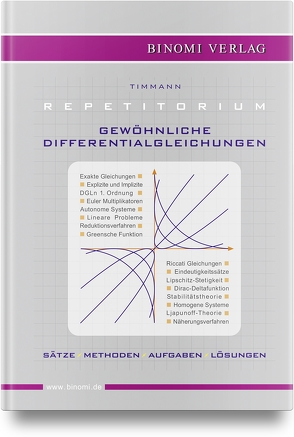 Repetitorium Gewöhnliche Differentialgleichungen von Timmann,  Steffen