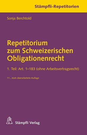 Repetitorium zum Schweizerischen Obligationenrecht von Berchtold,  Sonja