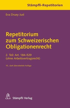 Repetitorium zum Schweizerischen Obligationenrecht von Druey Just,  Eva
