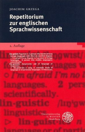 Repetitorium zur englischen Sprachwissenschaft von Grzega,  Joachim