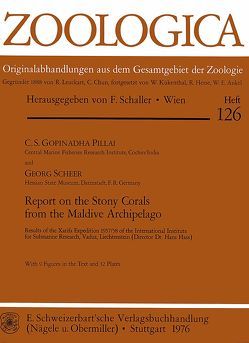 Report on the Stony Corals from the Maldive Archipelago von Pillai,  C S, Scheer,  Georg