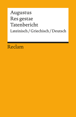 Res gestae / Tatenbericht von Augustus, Giebel,  Marion