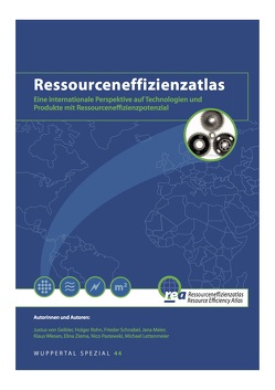 Ressourceneffizienzatlas von Geibler,  Justus von, Lettenmeier,  Michael, Meier,  Jana, Pastewski,  Nico, Rohn,  Holger, Schnabel,  Frieder, Wiesen,  Klaus, Ziema,  Elina