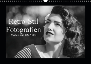 Retro-Stil Fotografien Models und US-Autos (Wandkalender 2020 DIN A3 quer) von Jaster,  Michael