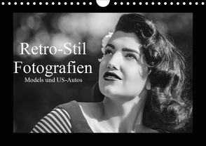 Retro-Stil Fotografien Models und US-Autos (Wandkalender 2020 DIN A4 quer) von Jaster,  Michael