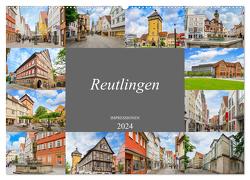 Reutlingen Impressionen (Wandkalender 2024 DIN A2 quer), CALVENDO Monatskalender von Meutzner,  Dirk