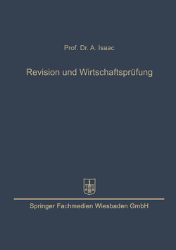 Revision und Wirtschaftsprüfung von ISAAC,  Alfred