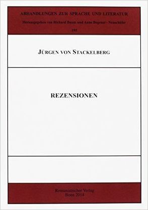 Rezensionen von von Stackelberg,  Jürgen