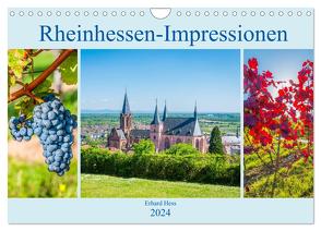 Rheinhessen-Impressionen (Wandkalender 2024 DIN A4 quer), CALVENDO Monatskalender von Hess,  Erhard