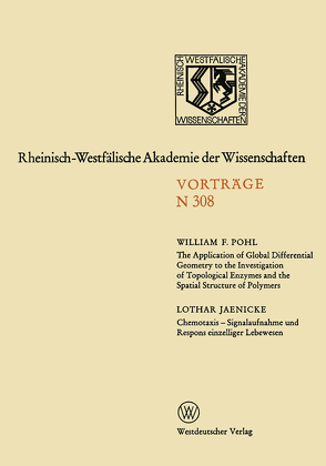 Rheinisch-Westfälische Akademie der Wissenschaften von Pohl,  William F.