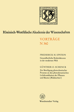 Rheinisch-Westfälische Akademie der Wissenschaften von Epstein,  Frederick H.