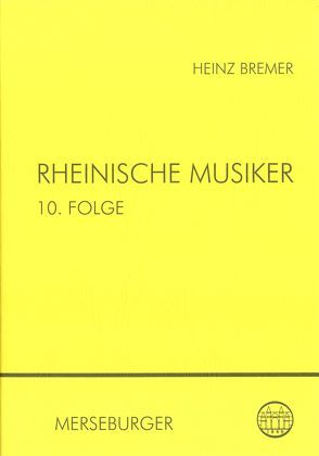 Rheinische Musiker von Bremer,  Heinz