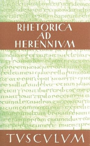 Rhetorica ad Herennium von Nüßlein,  Theodor