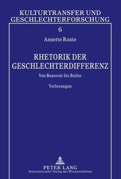 Rhetorik der Geschlechterdifferenz von Runte,  Annette