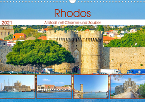 Rhodos – Altstadt mit Charme und Zauber (Wandkalender 2021 DIN A3 quer) von Schwarze,  Nina
