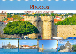 Rhodos – Altstadt mit Charme und Zauber (Wandkalender 2022 DIN A2 quer) von Schwarze,  Nina