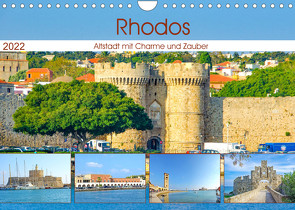 Rhodos – Altstadt mit Charme und Zauber (Wandkalender 2022 DIN A4 quer) von Schwarze,  Nina