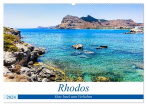 Rhodos – eine Insel zum Verlieben (Wandkalender 2024 DIN A2 quer), CALVENDO Monatskalender