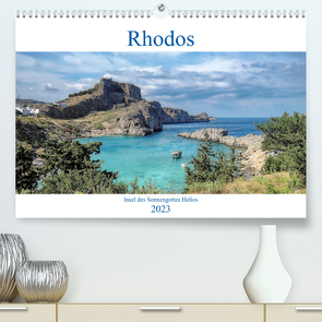 Rhodos – Insel des Sonnengottes Helios (Premium, hochwertiger DIN A2 Wandkalender 2023, Kunstdruck in Hochglanz) von Balan,  Peter