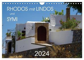 Rhodos mit Lindos und Symi (Wandkalender 2024 DIN A4 quer), CALVENDO Monatskalender von Seidel,  Thilo