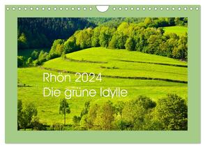 Rhön 2024 Die grüne Idylle (Wandkalender 2024 DIN A4 quer), CALVENDO Monatskalender von Voelz,  Tom