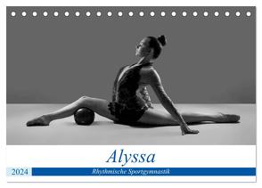 Rhythmisch Sportgymnastik – Alyssa (Tischkalender 2024 DIN A5 quer), CALVENDO Monatskalender von Bedaam,  Jürgen