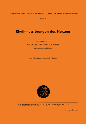 Rhythmusstörungen des Herzens von Albers,  Claus, Thauer,  Rudolf