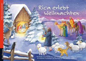 Rica erlebt Weihnachten mit Stoffschaf. Ein Folienadventskalender zum Vorlesen und Gestalten eines Fensterbildes von Ignjatovic,  Johanna, Pramberger,  Susanne