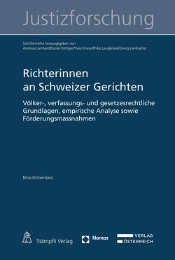 Richterinnen an Schweizer Gerichten von Ochsenbein,  Nina