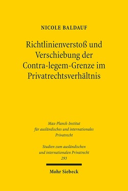 Richtlinienverstoß und Verschiebung der Contra-legem-Grenze im Privatrechtsverhältnis von Baldauf,  Nicole