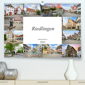 Riedlingen Impressionen (Premium, hochwertiger DIN A2 Wandkalender 2022, Kunstdruck in Hochglanz) von Meutzner,  Dirk