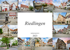 Riedlingen Impressionen (Tischkalender 2023 DIN A5 quer) von Meutzner,  Dirk