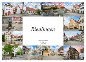 Riedlingen Impressionen (Tischkalender 2024 DIN A5 quer), CALVENDO Monatskalender von Meutzner,  Dirk