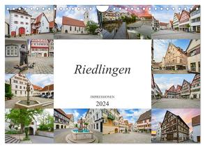 Riedlingen Impressionen (Wandkalender 2024 DIN A4 quer), CALVENDO Monatskalender von Meutzner,  Dirk