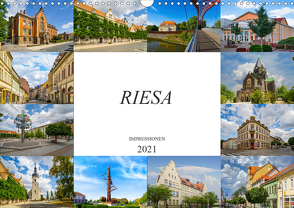 Riesa Impressionen (Wandkalender 2021 DIN A3 quer) von Meutzner,  Dirk