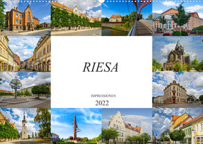 Riesa Impressionen (Wandkalender 2022 DIN A2 quer) von Meutzner,  Dirk