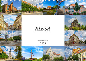 Riesa Impressionen (Wandkalender 2023 DIN A2 quer) von Meutzner,  Dirk