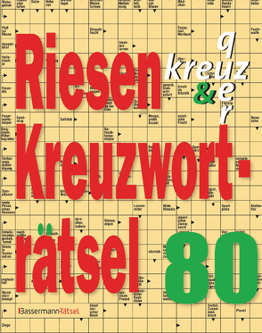 Riesen-Kreuzworträtsel 80 (5 Exemplare à 2,99 €) von Krüger,  Eberhard