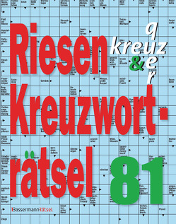 Riesen-Kreuzworträtsel 81 (5 Exemplare à 2,99 €) von Krüger,  Eberhard