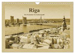 Riga – Ein Kalender im Zeitungsstil (Wandkalender 2024 DIN A4 quer), CALVENDO Monatskalender von Kirsch,  Gunter