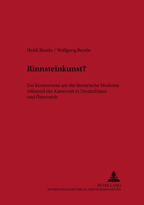 «Rinnsteinkunst?» von Beutin,  Heidi, Beutin,  Wolfgang