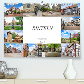 Rinteln Impressionen (Premium, hochwertiger DIN A2 Wandkalender 2022, Kunstdruck in Hochglanz) von Meutzner,  Dirk