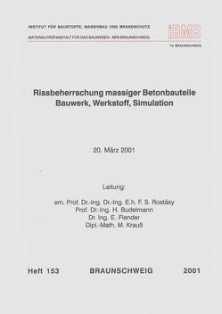 Rissbeherrschung massiger Betonbauteile von Rostasy,  F.S.